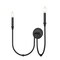 Z-Lite Jisele Matte Black 2 Light Wall Sconce 4505-2S-MB - alternate 5