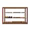 Koolmore 42 In. Artisan Wooden Bakery Display Horizontal Case 8 Cu ft, Dark color KM-BDW-42D - alternate 1