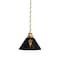 Holland Bar Stool Co Arizona State Pendant Light, Brass Fixture, Pitchfork BL1BRArizSt-F - alternate 1