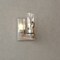 Vaxcel Park Ridge 4.75 in. 1-Light Nickel Bathroom Vanity Fixture, Clear Glass Shade W0524 - alternate 6