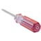 Vulcan Screwdriver, S2 Drive, Square Drive, 712 in OAL, 4 in L Shank, Plastic Handle, Transparent Handle SQ24 - alternate 4