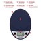 Escali Primo Digital Kitchen Scale, Royal Blue P115NB - alternate 7
