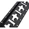 Mytee Products Horizontal & Vertical Cross E-Track - 5 Feet -  Black Powder Coated, 8PK ETKC5-BLKx8 - alternate 9