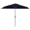 Pure Garden Half Umbrella Outdoor Patio Shade 9 ft Patio Umbrella w/ Easy Crank Small Canopy 50-LG1423 - alternate 1