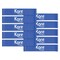 Kore Design Fidget Kick Bands, Silicone, 12in. to 24in., Blue, 10PK KDKB-0001 - alternate 1