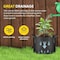 Ipower Simple Deluxe Grow Bags 10 Gallon Planter Pots with Handles, Black with 12 labels, 12PK GLGROWBAG10X6BLKX2 - alternate 6