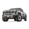 Warn One Piece Design Winch Mount Bumper with Shackle Tabs and Light Cutouts Black Steel 111169 - alternate 2