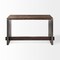 Homeroots 52" Dark Brown and Gray Writing Desk 380202 - alternate 10