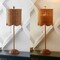 Jonathan Y Celerie 27.5" Coastal Bohemian Rattan/Iron Scalloped Buffet LED Table Lamp w/Pull Chain, Natural, 2PK JYL1138A-SET2 - alternate 9