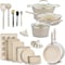 Bakken- Swiss Kitchen Cookware Set, Nonstick Coating, Pots and Pans Set with Handle Grips and Tempered Glass Lids BKCWWHT2323 - alternate 1