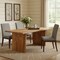 Homeroots 72" Natural Solid Wood Live Edge Sled Base Dining Table 635856 - alternate 8