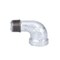 B & K STZ Industries 3/8 in. FIP each X 3/8 in. D MIP Galvanized Malleable Iron 90 Degree Street Elbow 311USE90-38 - alternate 6