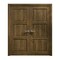 Sartodoors Interior Solid French Double Doors 72 x 80 inches, Ego 5010 Marble Oak, Wood Interior Solid Panel EGO5010DD-DMR-72 - alternate 1