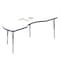 Correll Kidney Dry Erase Activity Table, 72 in W, 36 in L, 19 in to 29 in H, Particleboard, Frosty White A3672DE-KID-80-14-37 - alternate 1