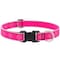 Lupinepet Reflective Pink Diamond Nylon Dog Adjustable Collar 48253 - alternate 1