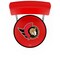 Holland Bar Stool Co 30" Chrome 2-Ring Ottawa Senators Swivel Bar Stool, Back L7C430OttSen - alternate 4