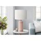 Monarch Specialties Lighting, 23"h, Table Lamp, Pink Ceramic, Ivory / Cream Shade, Contemporary, Modern I 9871 - alternate 3