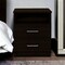 Homeroots 20" Black Wood Two Drawer Nightstand 543680 - alternate 11