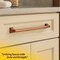 Brixwell Cabinet Pull Handle, Zinc, 18 in Center-to-Center, 19 1/4 in L x 1 5/16 in W, Brushed Copper Finish BXB33535BC - alternate 7