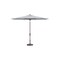 Treasure Garden 9 ft Patio Umbella, aluminum, fiberglass ribs, outdoor, port Mercury Stripe UM840-00 7960 port Mercury Stripe - alternate 1
