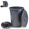 Magnum Tool Gray 55 Gallon Trash Can Set (Trash Can, Quiet Dolly, and Reinforced Lid) (2 Set) CMTC-CLD0-55G02 - alternate 1