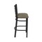 Holland Bar Stool Co 25" Stationary Counter Stool, Black Wrinkle, Graph Cork Seat 40025BW017 - alternate 6
