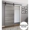 Sartodoors Slab Barn Door Panel, Planum 0020 Ginger Ash, Sturdy Finished Flush Modern Doors, Pocket Closet Sli PLANUM0020S-GA-2484 - alternate 6