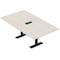 Skutchi Designs 6ft Rectangular Conference Table With Power | Harmony Series | 6 Person Meeting Room Table HAR-REC-48x72-T.BK-K458-EBLK - alternate 1