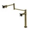 Kingston Brass Deck Mount Pot Filler Faucet, Antique Brass KS4703PKX - alternate 1