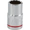 Channellock 1/2'' Drive 9/16'' 12-Point Shallow Standard Socket 333093 - alternate 1