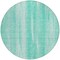 Homeroots 8' Aqua Teal Blue And Ivory Round Botanical Leaves Washable Indoor Outdoor Area Rug 581962 - alternate 7