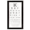 Homeroots Eye Chart II 4 Black Framed Print Wall Art 407451 - alternate 5
