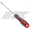 Jtc Auto Tools Heavy Duty Screwdriver, sncm8660 Steel, Triangular Resin-Cast Handle (sl3.0 x 75) 7601 - alternate 1