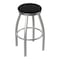 Holland Bar Stool Co 802 Misha Stainless Steel 36in Swivel Bar Stool with Black Vinyl Seat 80236SSBlkVinyl - alternate 1