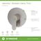 Symmons Identity Wall Mounted Single Handle Shower Valve Trim with Volume Control Lever (Valve Not Included) S6790STNTRM - alternate 2