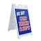 Signmission We Buy Cars Trucks & Suv's, A-Frame & 2 Decals Installed, Heavy-Duty Plastic Frame SBHD-D-2436-We Buy Cars Trucks & Suvs - alternate 1