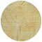 Homeroots 8' Gold Copper And Brown Round Geometric Washable Indoor Outdoor Area Rug 594787 - alternate 8