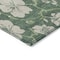 Homeroots 5' X 8' Sage And Ivory Floral Washable Indoor Outdoor Area Rug 600049 - alternate 9