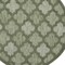 Homeroots 4' Dark Green And Light Green Round Geometric Indoor Outdoor Area Rug 572335 - alternate 8