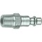 Tru-Flate Industrial/Milton 3/8'' MNPT Steel Industrial Plug 12-227 - alternate 1