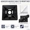 Kable Kontrol Adhesive Cable Tie Mounts, 1" Sq, UV Black Nylon, PK100 CT280-B - alternate 1