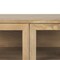 Homeroots 36in Natural Solid Wood Sideboard with Two Glass Doors 391975 - alternate 9