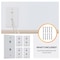 Newhouse Hardware White 1-Gang Telephone Data Jack Wall Plate, 6P4C, for RJ11 Telephone Cables, Double Port, 5PK D2PHP-WH-05 - alternate 6