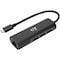 Tripp Lite PORTABLE USB 3.1 GEN 1 GIGABIT ETHERNET ADAPTER WITH 3-PORT HUB, THUNDERBOLT 3 C U460-003-3A1GB - alternate 1