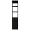 Homeroots 13" Black Laminate Display Stand With Four Shelves 477663 - alternate 5