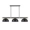 Z-Lite Vanguard Matte Black + Rubbed Brass 3 Light Billiard 3050-3MB-RB-D13MB - alternate 8