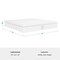 Martha Stewart SleepComplete 12 Inch King Medium Plush DA Cooling Gel Memory Foam Mattress w/Jacquard Quilted Top CL-MODH-12K-MS - alternate 12