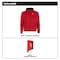 Milwaukee Tool Men's Heated Hoodie, Up to 8 hours Time, Zipper Closure, Red, Size S M200R-20S - alternate 17