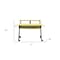 Homeroots 47" Yellow and Black Computer Desk 491457 - alternate 5