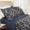 Homeroots Blue and White King Cotton Blend 0 Thread Count Washable Duvet Cover Set 528449 - alternate 9